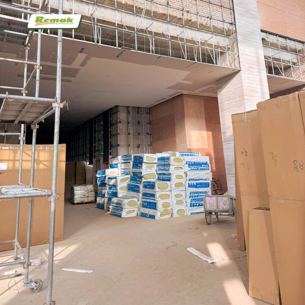 Công trình lớn tin tưởng lựa chọn len đá remak Stonewool