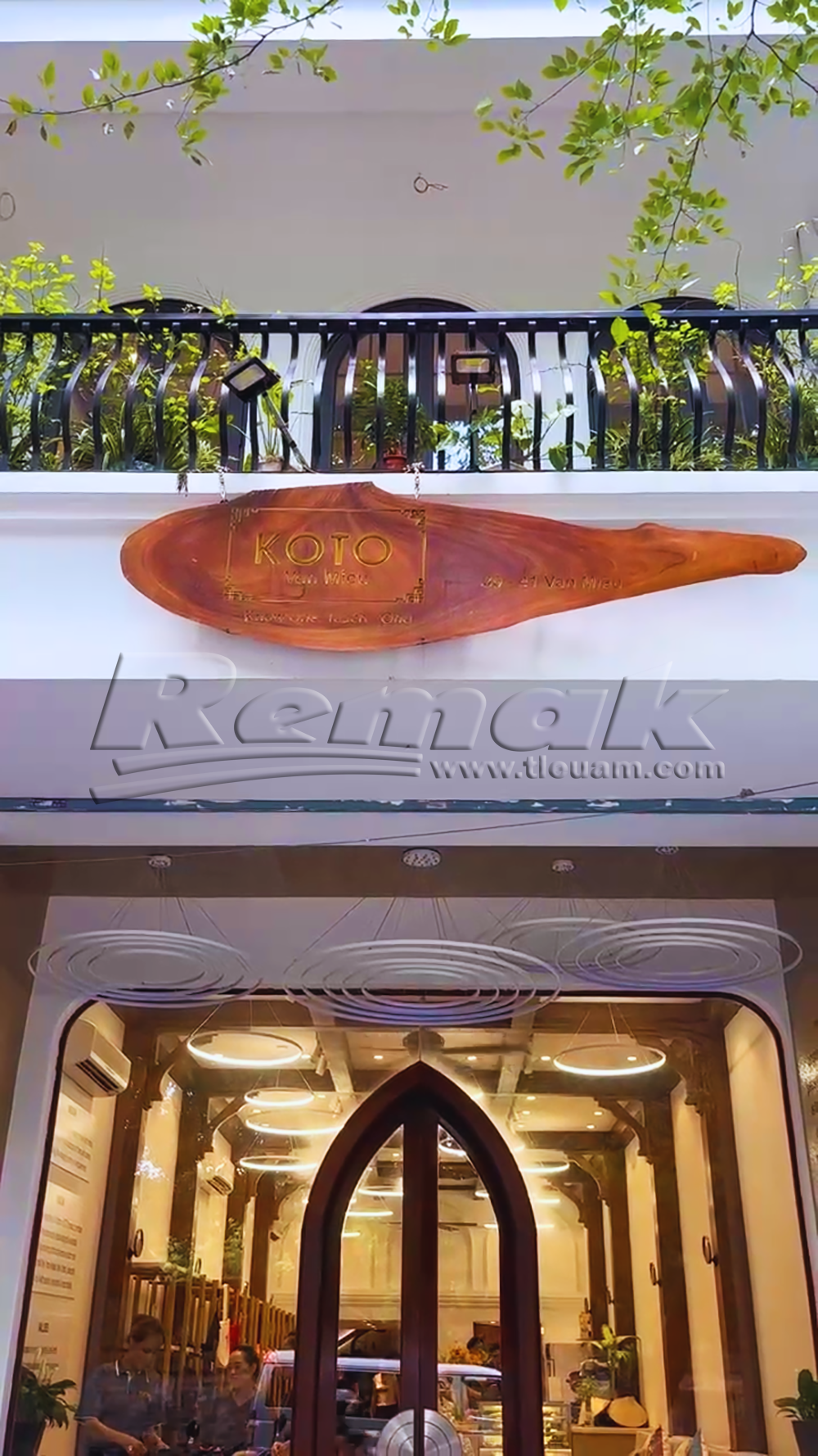 Tấm tiêu âm trang trí Remak® Acoustic Sonic làm mới 1 số không gian ẩm thực tại nhà hàng KOTO Văn Miếu