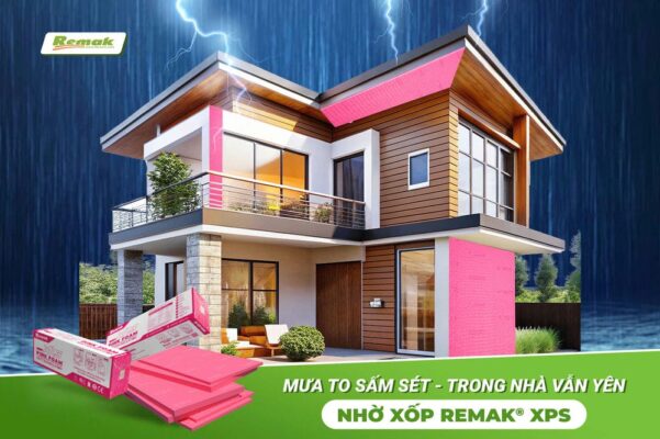 Xốp cách âm xps remak, bảo vệ ngôi nhà trước mùa mưa đến