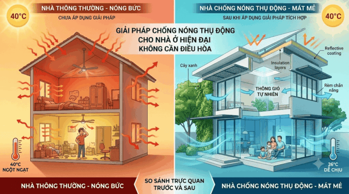 Làm mát nhà mà không cần điều hòa – những giải pháp hiệu quả